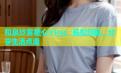 和泉纱雾糖心Vlog：轻松剪辑、分享生活点滴
